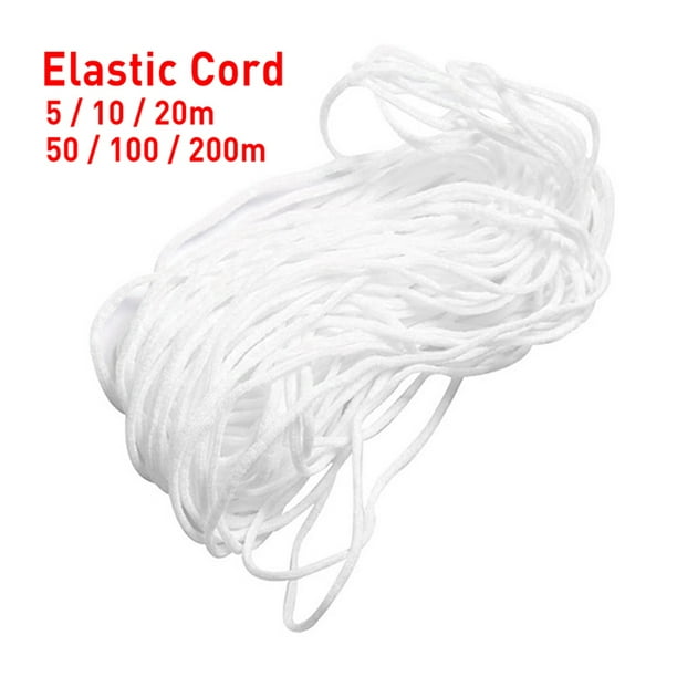 10M Stretch Band Cord Round Rope Ribbon F/ Waist Trousers Shoes Tie Sewing Craft